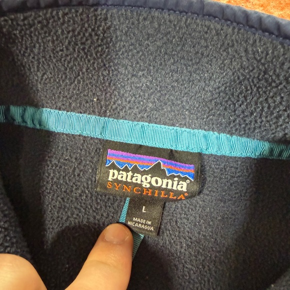Patagonia synchilla button fleece pullover - Picture 3 of 3